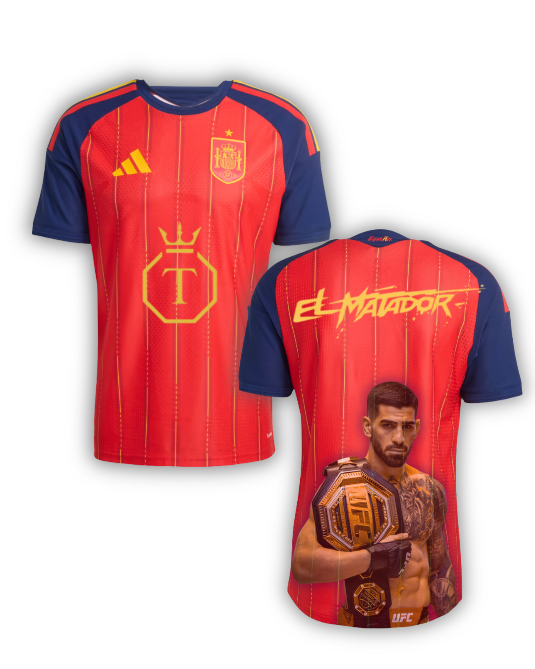 Camiseta España x Ilia Topuria – “El Matador” Special Edition Camiseta España x Ilia Topuria – “El Matador” Special Edition