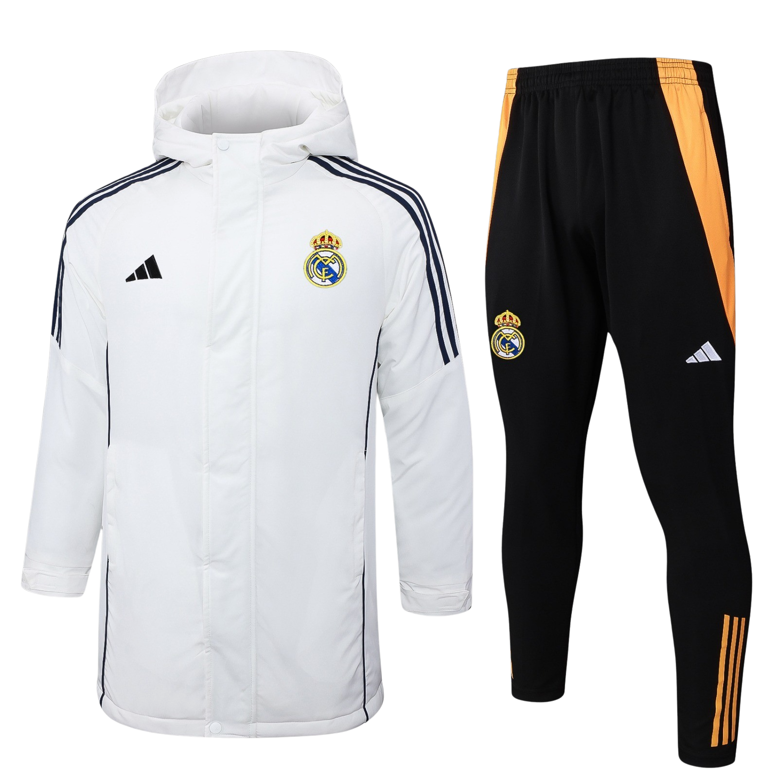 Chándal con Chaquetón Real Madrid | White & Gold Chándal con Chaquetón Real Madrid | White & Gold