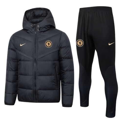 Chándal con Chaquetón Chelsea | Full Black Chándal con Chaquetón Chelsea | Full Black