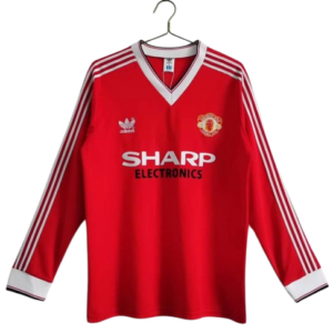 Camiseta Retro Manchester United 1982/83 Manga Larga