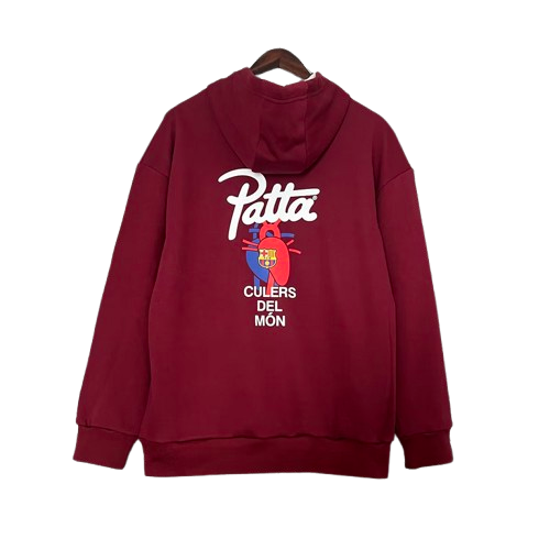 Hoodie FC Barcelona x Patta | Rojo Hoodie FC Barcelona x Patta | Rojo - Imagen 2