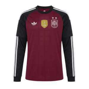 Camiseta Selección España 2 ★ Mundial 2026 | Portero | Manga Larga | Campeones